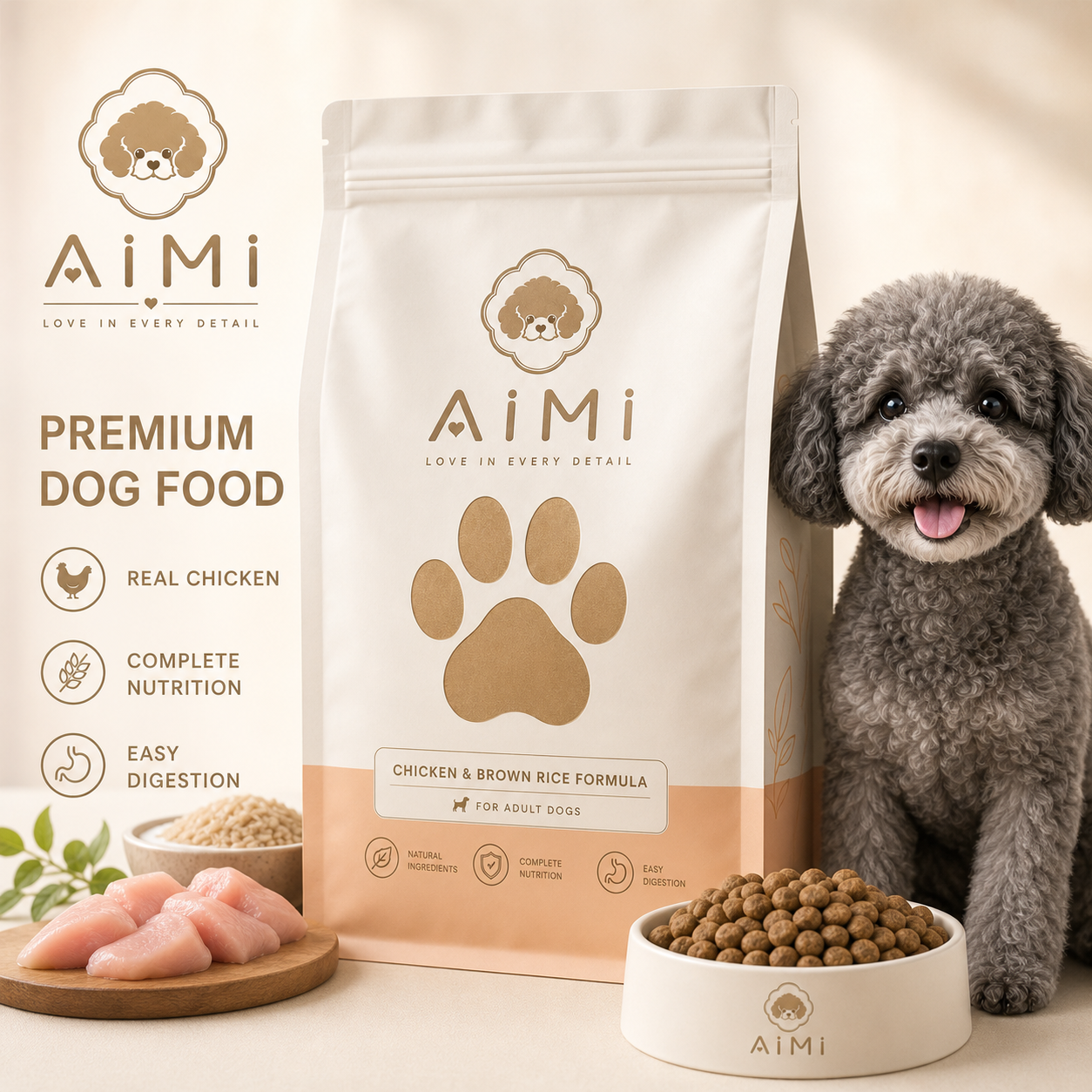 Dog food main visual