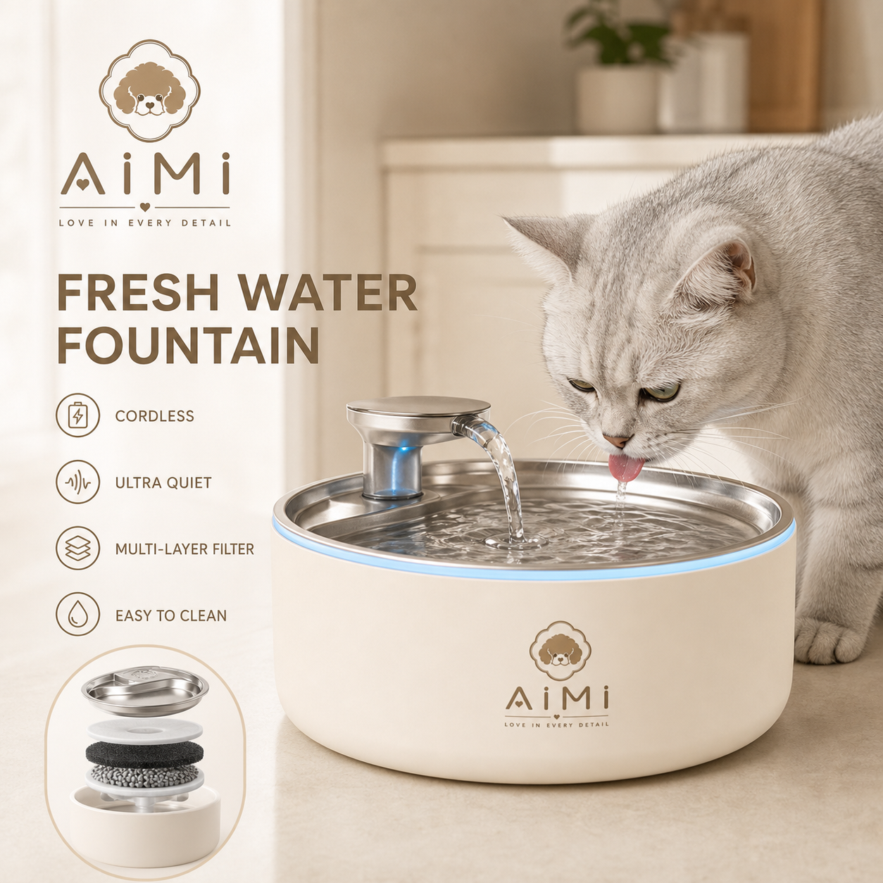 Water fountain main visual